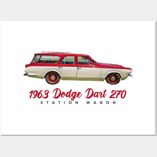 1963 Dodge Dart 270 Station Wagon Posters and Art